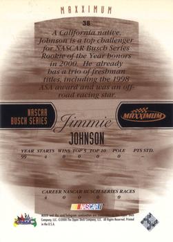 2000 Maxximum #38 Jimmie Johnson Back