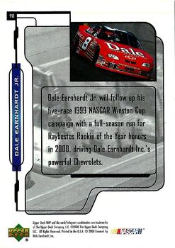 2000 Upper Deck MVP #98 Dale Earnhardt Jr.'s Car Back