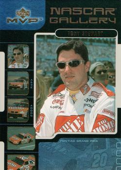 2000 Upper Deck MVP - NASCAR Gallery #NG-2 Tony Stewart Front
