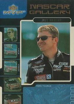 2000 Upper Deck MVP - NASCAR Gallery #NG-4 Jeff Burton Front