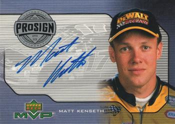 2000 Upper Deck MVP - ProSign #PS-MK Matt Kenseth Front