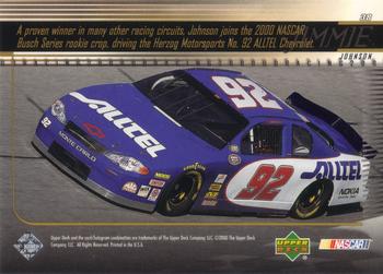 2000 Upper Deck Racing #38 Jimmie Johnson Back