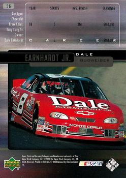 2000 Upper Deck Victory Circle #56 Dale Earnhardt Jr. Back
