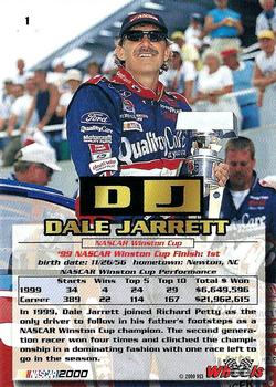 2000 Wheels High Gear #1 Dale Jarrett Back
