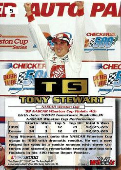 2000 Wheels High Gear #5 Tony Stewart Back