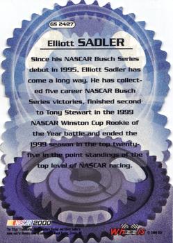 2000 Wheels High Gear - Gear Shifters #GS 24 Elliott Sadler Back