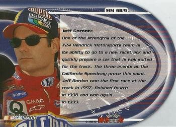 2000 Wheels High Gear - Machine #MM 6B Jeff Gordon's Car Back