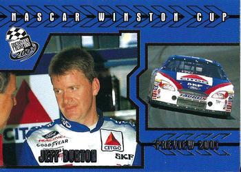 2001 Press Pass #97 Jeff Burton Front