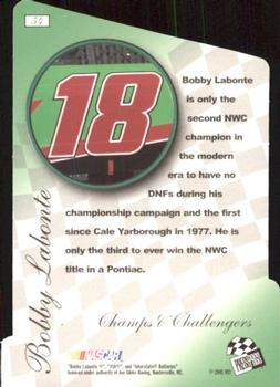 2001 Press Pass Premium #54 Bobby Labonte Back