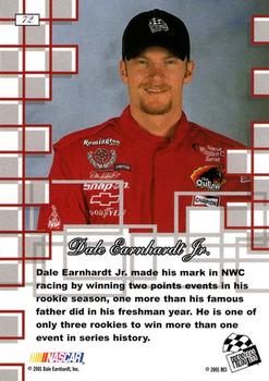 2001 Press Pass Premium #72 Dale Earnhardt Jr. Back