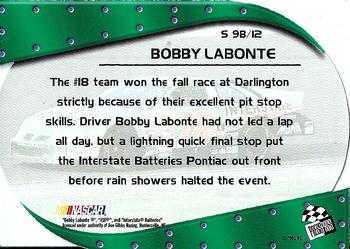 2001 Press Pass - Showcar #S 9B Bobby Labonte's Car Back