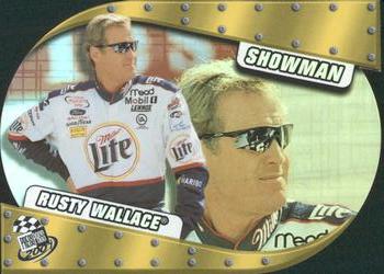 2001 Press Pass - Showman #S 2A Rusty Wallace Front