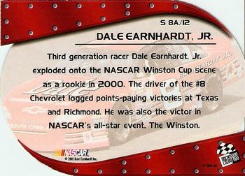 2001 Press Pass - Showman #S 8A Dale Earnhardt Jr. Back