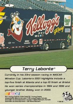 2001 Press Pass Stealth #7 Terry Labonte Back