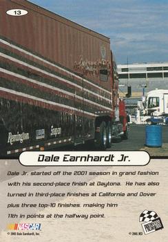 2001 Press Pass Stealth #13 Dale Earnhardt Jr. Back