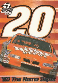 2001 Press Pass Stealth #23 #20 The Home Depot Front