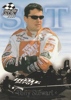 2001 Press Pass Stealth #70 Tony Stewart Front