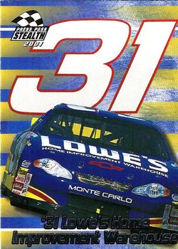 2001 Press Pass Stealth #38 #31 Lowe's Home Improvement Warehouse Front