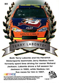 2001 Press Pass Trackside #80 Terry Labonte Back