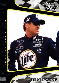 2001 Press Pass Trackside #89 Rusty Wallace Front