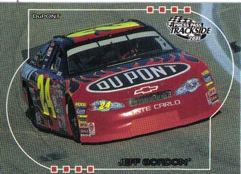 2001 Press Pass Trackside #48 Jeff Gordon's Car Front