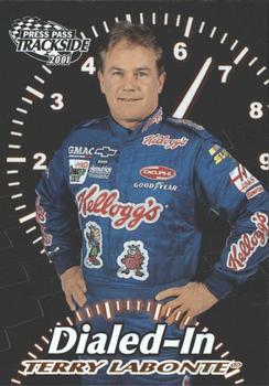 2001 Press Pass Trackside - Dialed-In #DI 5 Terry Labonte Front