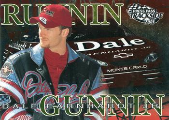 2001 Press Pass Trackside - Runnin n' Gunnin #RG 2 Dale Earnhardt Jr. Front