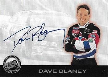 2001 Press Pass - Autographs #NNO Dave Blaney Front