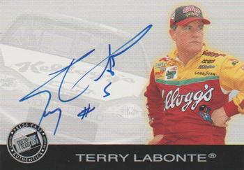 2001 Press Pass - Autographs #NNO Terry Labonte Front