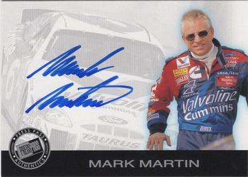 2001 Press Pass - Autographs #NNO Mark Martin Front
