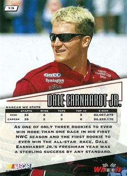 2001 Wheels High Gear #13 Dale Earnhardt Jr. Back