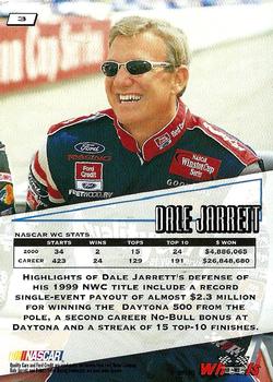 2001 Wheels High Gear #3 Dale Jarrett Back