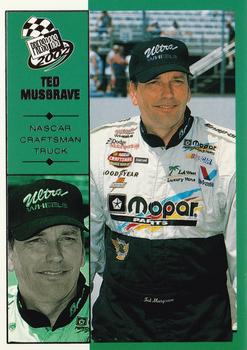 2002 Press Pass #63 Ted Musgrave Front