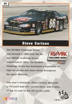 2002 Press Pass #89 Steve Carlson Back