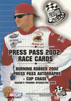 2002 Press Pass #100 Dale Earnhardt Jr. Front