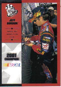 2002 Press Pass #99 Jeff Gordon WC Champ Front