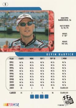 2002 Press Pass Eclipse #9 Kevin Harvick Back