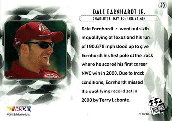 2002 Press Pass Eclipse #40 Dale Earnhardt Jr. Back