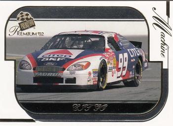 2002 Press Pass Premium #37 Jeff Burton's Car Front