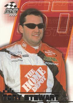 2002 Press Pass Stealth #22 Tony Stewart Front