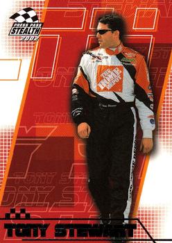 2002 Press Pass Stealth #24 Tony Stewart Front