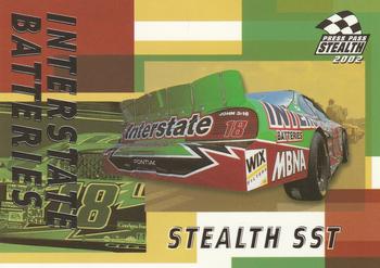 2002 Press Pass Stealth #62 Bobby Labonte's Car Front