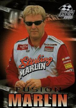 2002 Press Pass Stealth - Fusion #FU 8 Sterling Marlin Front