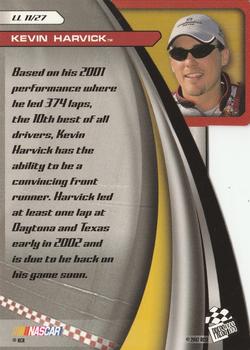 2002 Press Pass Stealth - Lap Leader #LL 11 Kevin Harvick Back