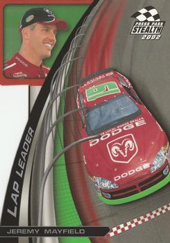 2002 Press Pass Stealth - Lap Leader #LL 19 Jeremy Mayfield Front