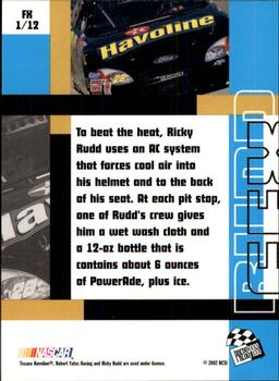 2002 Press Pass Stealth - EFX #FX 1 Ricky Rudd Back