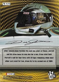 2002 Press Pass - Top Shelf #TS 4 Dale Jarrett Back