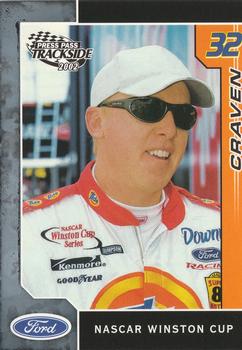 2002 Press Pass Trackside #20 Ricky Craven Front