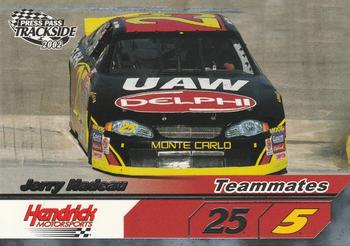 2002 Press Pass Trackside #85 Jerry Nadeau Front