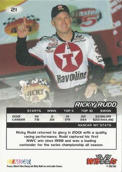 2002 Wheels High Gear #21 Ricky Rudd Back
